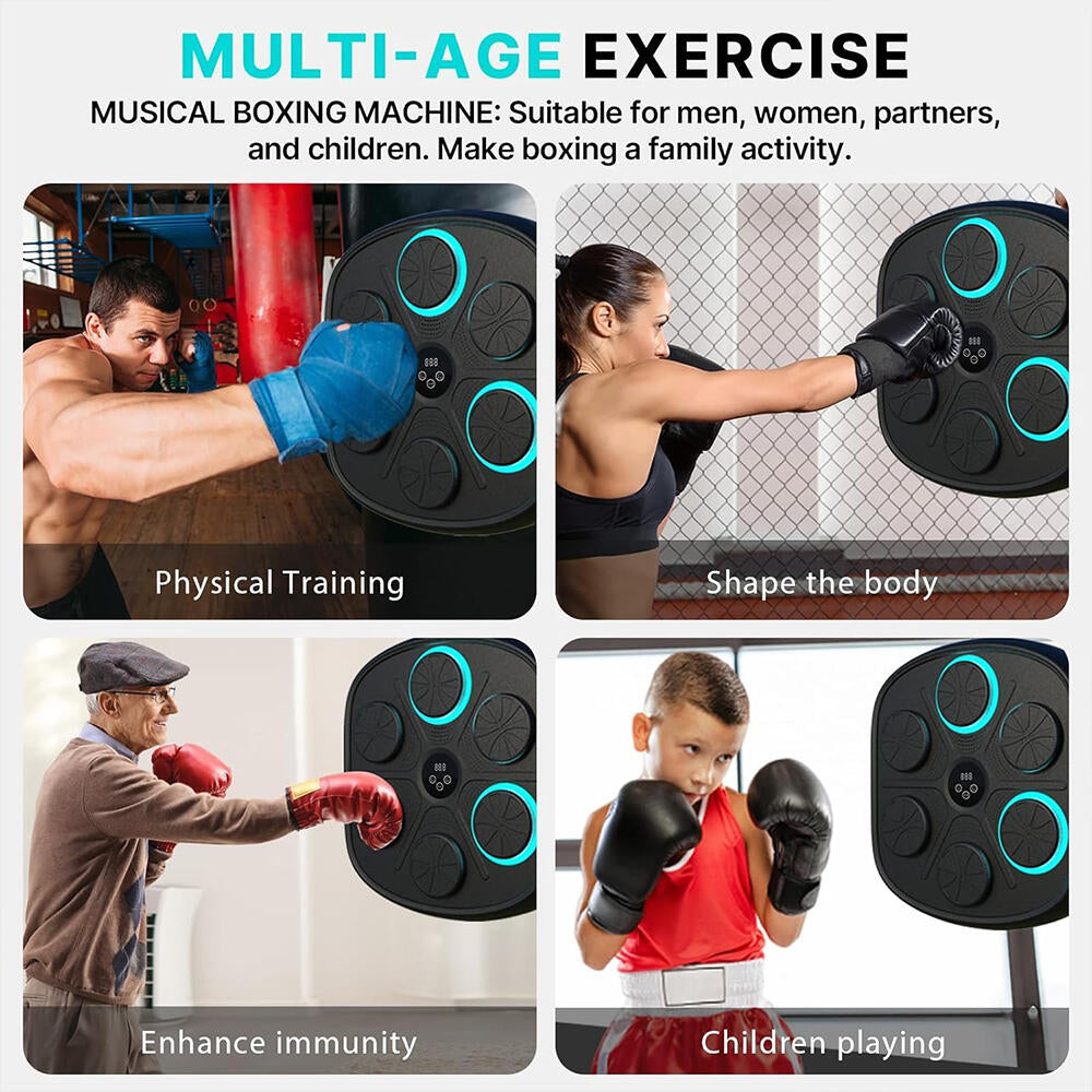 🥊 ¡Descubre la revolución del fitness con la Máquina de Boxeo Musical Inteligente! 🎶💡
