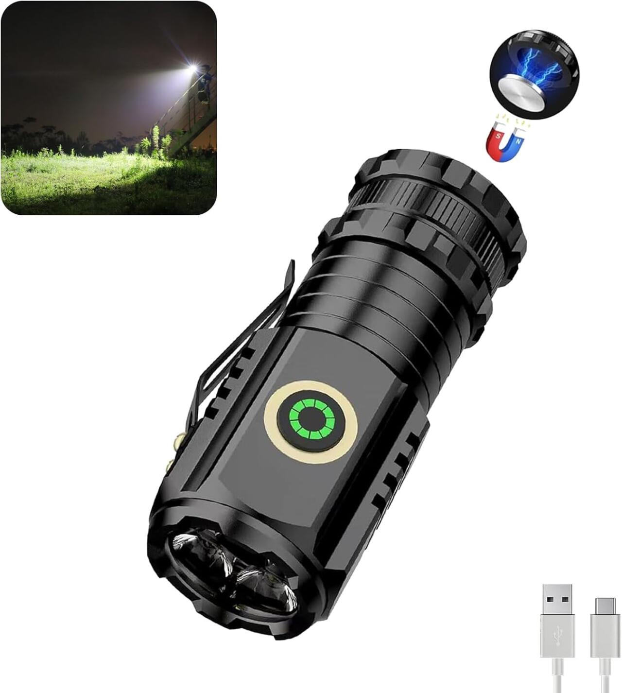 🔦 Mini Linterna Súper Brillante Recargable