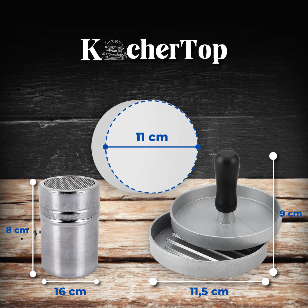 🍔 KIT “7 en 1” para Hamburguesas Smash