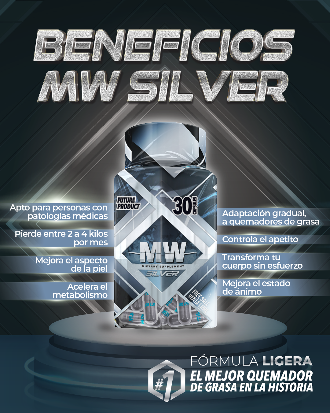 🌟 MW SILVER – Tu aliado seguro y efectivo para perder peso 🌟
