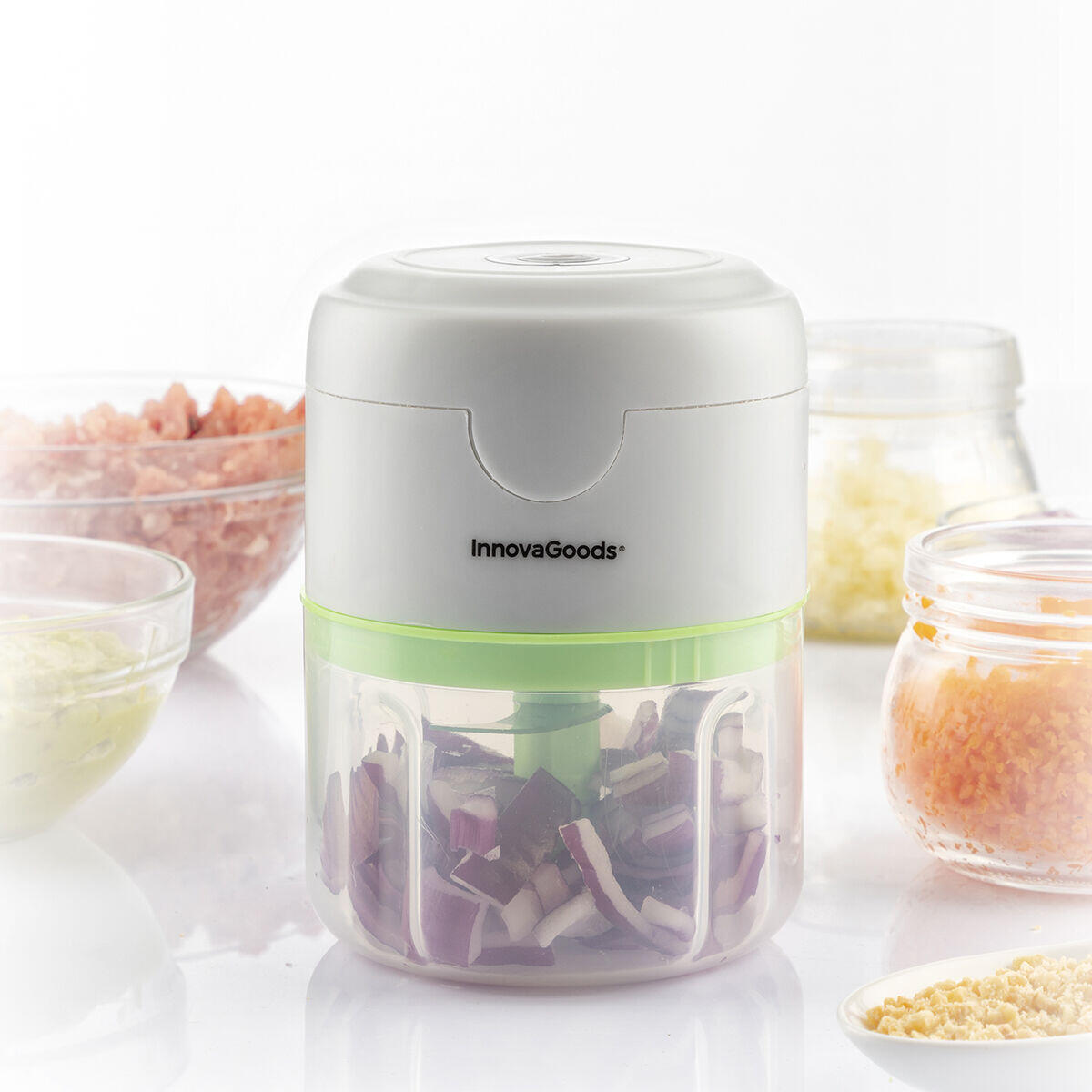 🧄 Mini Picadora Recargable Portátil Echoppie