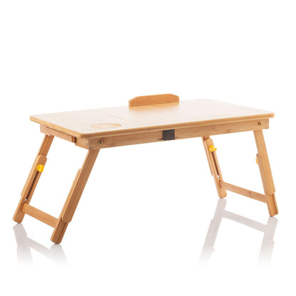 🛋️ Mesa Plegable Auxiliar de Bambú Lapwood