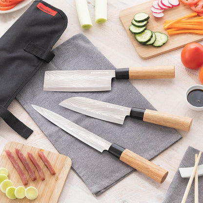🔪 Set Profesional de Cuchillos con Funda de Transporte