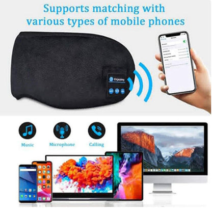 😴🎧 Máscara para Dormir con Auriculares Bluetooth