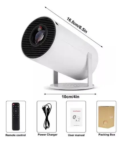 🎥 Proyector Android 12 – Cine en casa con inteligencia y estilo